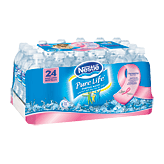 Nestle Pure Life purified water, 1/2-liter plastic bottles Left Picture